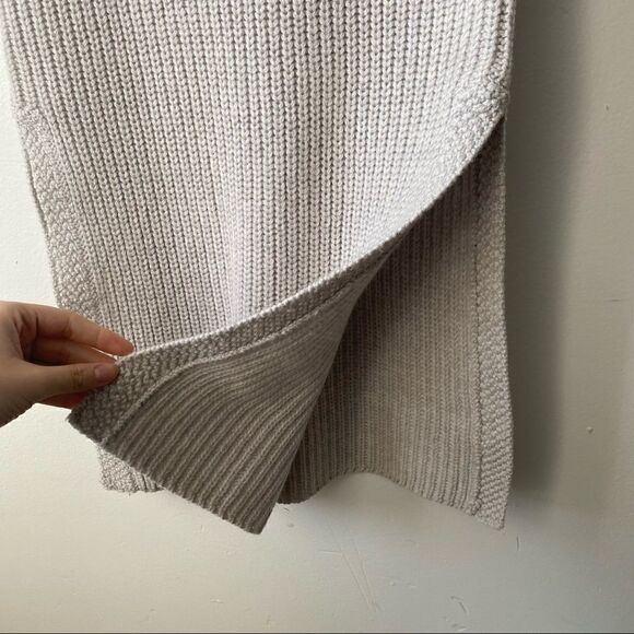 𝅺ARITZIA Wilfred Durandal Italian Wool Sleeveless Turtleneck Sweater Grey ~ XXS - Picture 5 of 12